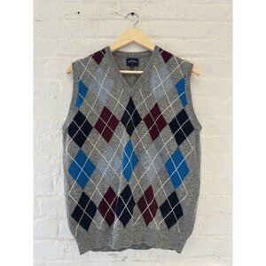 Noah Plaid Wool Sweater Vest